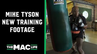 Mike Tyson New Training Footage Shows off crazy power [upl. by Anitnegra447]