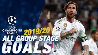 Champions League 201920  ALL GROUP STAGE GOALS  Real Madrid [upl. by Anyal]