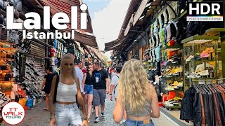 Laleli Shopping Street Walking Tour Istanbul  Suitcase Trade  4K HDR [upl. by Okihcim]