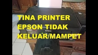 Cara Head Cleaning Epson Printer L220 tinta mampet [upl. by Mellitz]