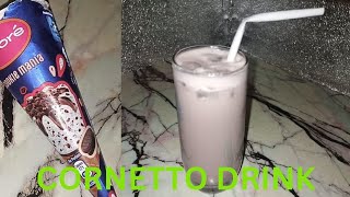 Cornetto Shake Recipe I Summer Refreshing Drink I Cornetto Drink by Inayahs Kitchen [upl. by Ellenwad]