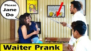 Angry Waiter Prank by Zuber khan  Bhasad News  Pranks in India [upl. by Cavit]