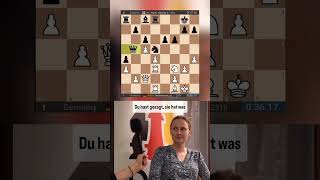 Josefine packt 1 D4 aus  Mit Erfolg😎😎 chessolympiad [upl. by Gaelan791]