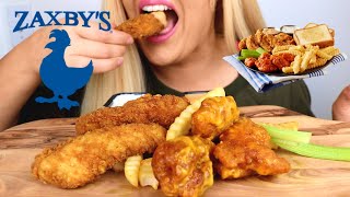 ZAXBYS CHICKEN TENDERS WINGS AND FRIES ASMR MUKBANG NO TALKING [upl. by Lunsford339]