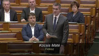 Kocsis Máté napirend előtti felszólalása és Bóka János válasza [upl. by Bate68]