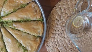 BAKLAVA TARIFI Gülsins food Palace Canlı yayın da keșfet kochkurs [upl. by Reinnej]