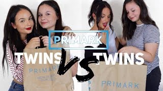 £25 PRIMARK OUTFIT CHALLENGE TWINS VS TWINS AYSE AND ZELIHA [upl. by Dinsmore850]