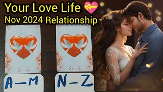 Your Love Life In November 2024 Hindi Tarot pick a card Relationship 🤵👰🙌 [upl. by Ahc]