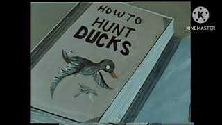 Looney Tunes Porkys Duck Hunt 1937 Redrawn Titles [upl. by Tena]