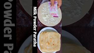 Milk powder Paratha 😍😍😍short ytshorts food cooking [upl. by Macswan]