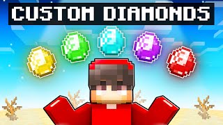 Cash Has CUSTOM DIAMONDS in Minecraft [upl. by Barhos826]