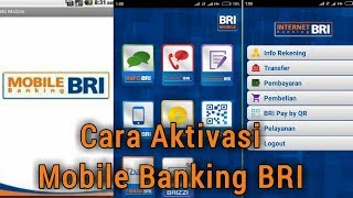 Cara Aktivasi Mobile Banking BRI [upl. by Tabby]