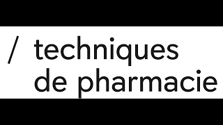 4e plénière  L’intégration d’une nouvelle profession  Technicien en pharmacie [upl. by Hiett]