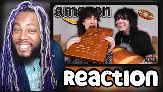 Jake Webber and Johnnie Guilbert Trying Weird Amazon Products  REACTION [upl. by Hymen]