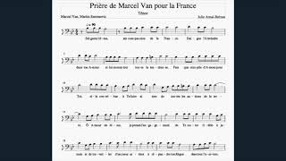 JAB  Prière de Marcel Van pour la France  Ténor mélodie [upl. by Rothstein340]