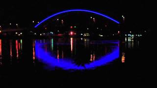 Amelia Earhart Bridge Light Show [upl. by Niroc]