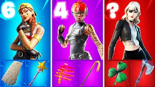 10 Best TRYHARD Christmas Skin Combos In Fortnite [upl. by Nrubyar444]