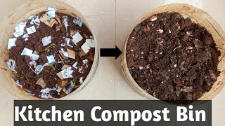 Making Kitchen Compost Bin At Home  Explanation in Tamil  garden [upl. by Delgado235]