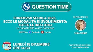 Concorso scuola 2023 ecco le modalità di svolgimento tutte le info utili [upl. by Ynabla251]