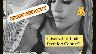 Geburtsbericht  Kaiserschnitt oder spontan Geburt Mein 3tes Kind [upl. by Ciri]