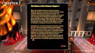 Dragon Age 2  Chantry Historian Achievement  Trophy All History of Chantry chapter locations [upl. by Aiza]