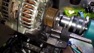 How to make a wind turbine generator from an alternator [upl. by Hbahsur]