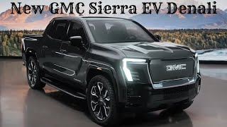 UPDATE New GMC Sierra EV Denali Features and Technology [upl. by Atilef712]