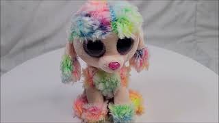 Ty Beanie Boos Rainbow Poodle Dog [upl. by Delastre854]