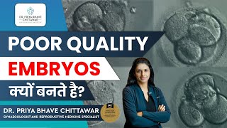 Poor quality embryos क्यों बनते है  By Dr Priya Bhave Chittawar [upl. by Mchenry]