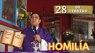 EVANGELIO DE HOY miércoles 28 de febrero del 2024  Padre Arturo Cornejo [upl. by Banyaz]