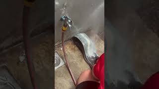 Old sealant removal by high pressure water jet more effective [upl. by Acinoed]