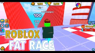 ROBLOX FAT RACE [upl. by Mosby45]