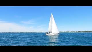 Tartan 37  Sailing Lake Michigan [upl. by Rehpinej]