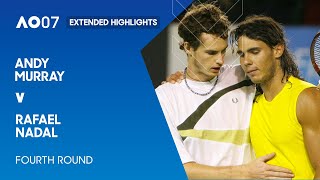 Andy Murray v Rafael Nadal Extended Highlights  Australian Open 2007 Fourth Round [upl. by Sihtam555]