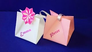 Gift Bag with Handles Easy to do Gift Wrap Ideas for Valentines day [upl. by Thirza]