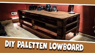 DIY Paletten Lowboard [upl. by Reklaw]