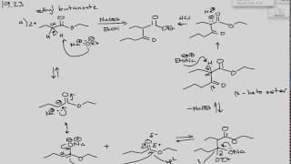 Mechanism of the Claisen SelfCondensation to a Produce BetaKetoester [upl. by Ybrad]