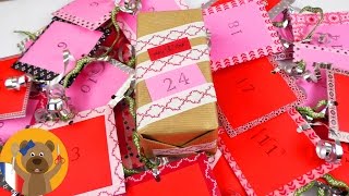 DIY Calendrier de lAvent avec du thé ☕ 24 pochettes surprises amp décoration avec du Washitape [upl. by Yettie]