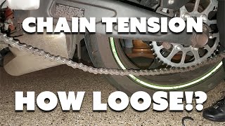 How To Properly Tension Your New Streetfighter V4S Chain [upl. by Herring]