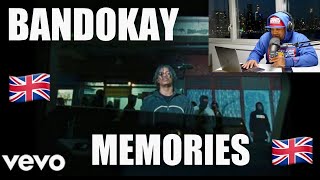 AMERICAN REACTS TO Bandokay  Memories Official Video [upl. by Lorie]