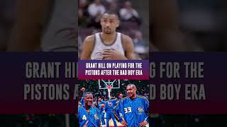 Grant Hill talks about playing for the Pistons after the Bad Boy era detroitpistons granthill [upl. by Bajaj]