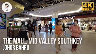 Walking In Mid Valley Southkey JB  JB Megamall  Johor Bahru Malaysia  Walking Tour 2022 4K [upl. by Ahsenrac]