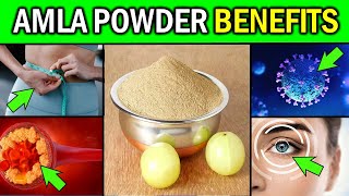 10 WONDERFUL Health Benefits of AMLA PowderJuice Indian Gooseberry [upl. by Anelet255]