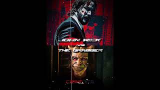 John Wick vs Horror Characters Remastered johnwick horrorshorts viral [upl. by Marra195]