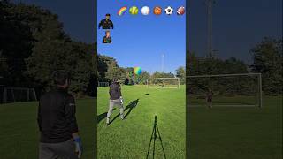 🌈🥎🏐🏀⚽️🏈 vs Schelli GoalKEEPA goalkeeper fußball gripmode challenge [upl. by Ocimad867]