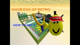 How to get Noob Egg of Retro ROBLOX APRIL FOOLS [upl. by Ifen]