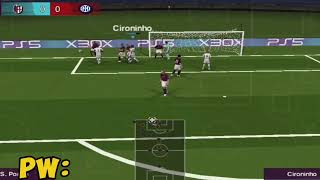 INTER VS BOLOGNA  PES PPSSPP 24 GAMEPLAY 2 [upl. by Durwin]