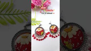 Resin earrings❇️🎀 resin Jhumka making diy earrings trending resinartjewelry [upl. by Yuzik964]