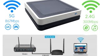 Como configurar un router de Movistar como repetidor de internet para celulares y laptop paso a paso [upl. by Llerrehc]