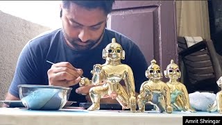 4 लड्डू जी और 1 राधा जी का श्रृंगार कैसा हुआ Laddu gopal shringar [upl. by Evette]